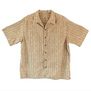 L.L. Bean Tiki Island Tribal Shirt